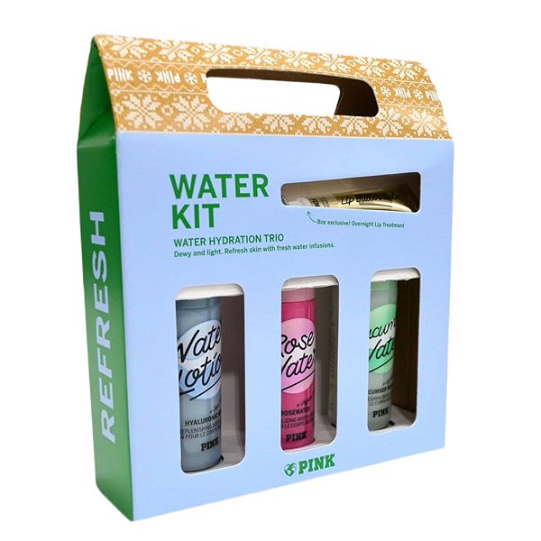PINK VICTORIA'S SECRET - KIT WATER HYDRATION