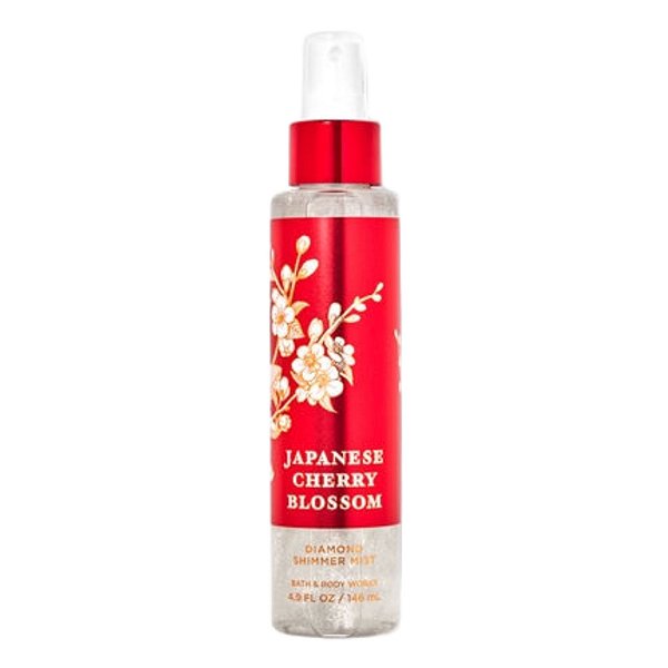 BATH & BODY WORKS - DIAMOND SHIMMER MIST - JAPANESE CHERRY BLOSSOM
