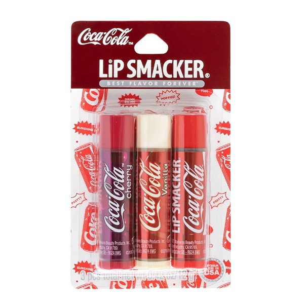 COCA COLA - KIT LIP BALM 3 UNIDADES