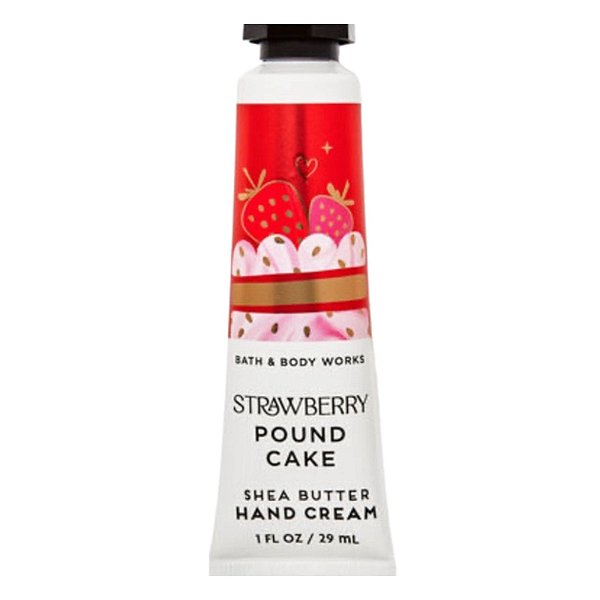BATH & BODY WORKS - HAND CREAM - STRAWBERRY POUND CAKE