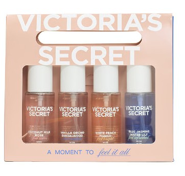 Kit 4 hair & body splash - Linha feet it all - Victoria's Secret