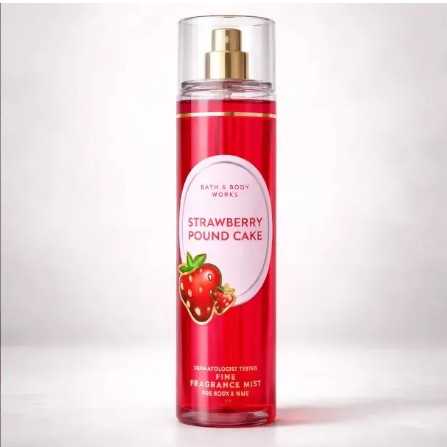 Body Splash Strawberry Pound Cake - Bath & Body Works