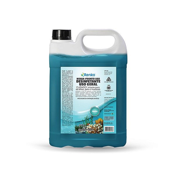 Desinfetante de Alta Diluição Marine Klyo Mirax Renko 5L