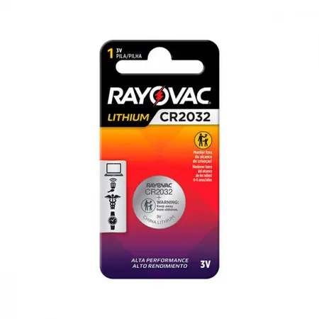 Bateria CR2032 3V Rayovac Lithium