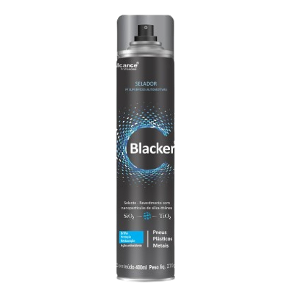 BLACKER SELANTE PARA PLÁSTICOS, BORRACHAS E METAIS 400ML ALCANCE