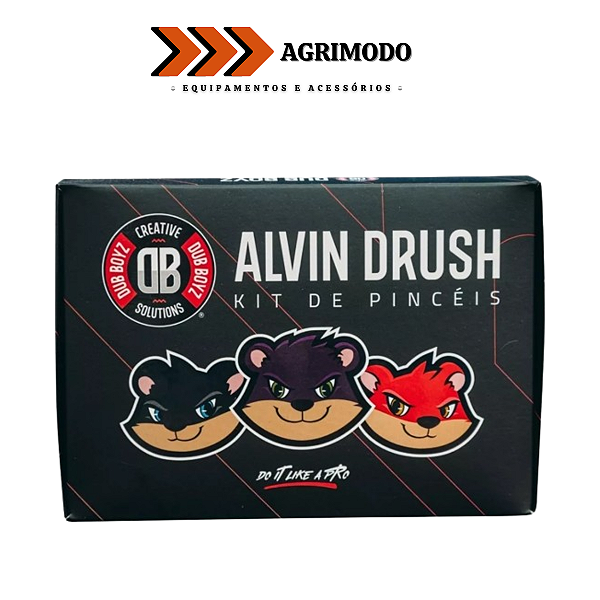 ALVIN DRUSH Kit de Pincéis - Dub Boyz