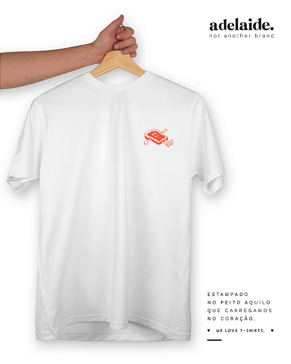 T-shirt 'Tired Toast' Branca