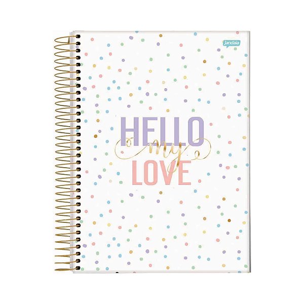 CADERNO JANDAIA 1 MATERIA LA CREME 80 FOLHAS