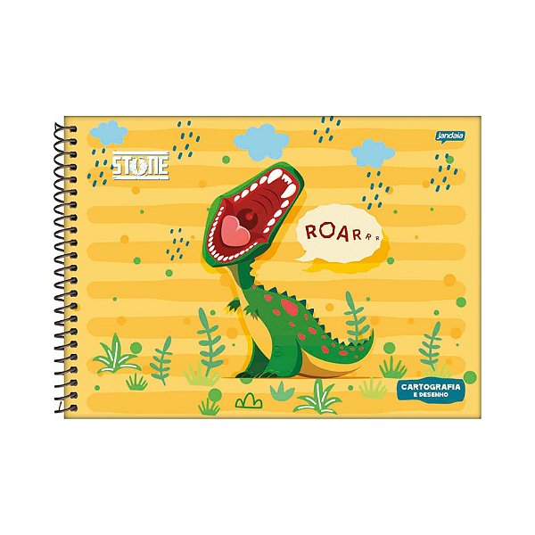 CADERNO DE CARTOGRAFIA JANDAIA STONE 80 FOLHAS