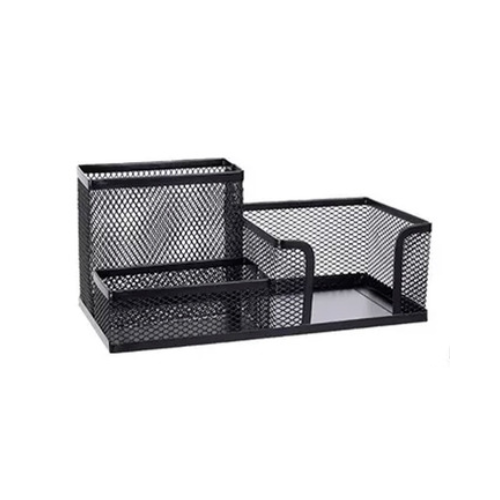 PORTA CANETA/CLIPS/POST IT TN DE METAL PRETO