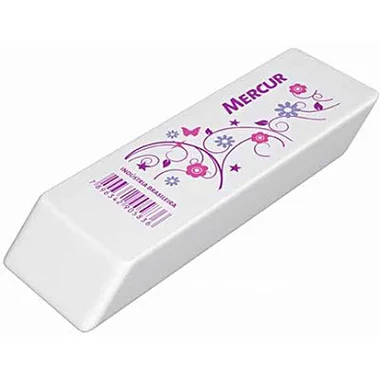 BORRACHA MERCUR DECORADA ROSA/ BRANCO