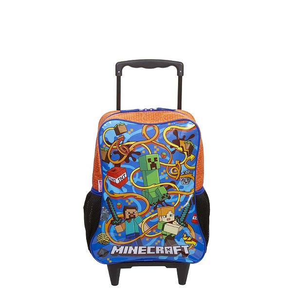 MOCHILA C/RODINHA SESTINI MINECRAFT