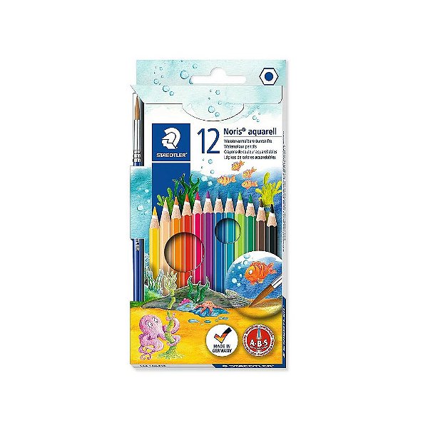 LAPIS DE COR STAEDTLER 12 CORES AQUARELAVEL