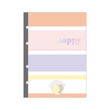 REFIL P/FICHARIO TILIBRA TILIFLEX COLEGIAL HAPPY COLORS 80FLS