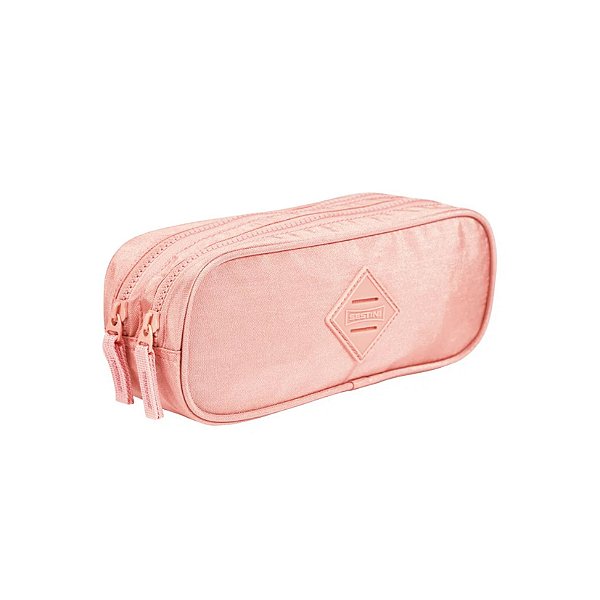 ESTOJO SESTINI DUPLO ROSA METALICO