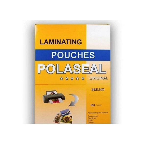 PLASTICO POLASEAL LAMINATING P/PLASTIFICADORA A4 PACOTE C/100 UNDS -  annapapelaria.com.br