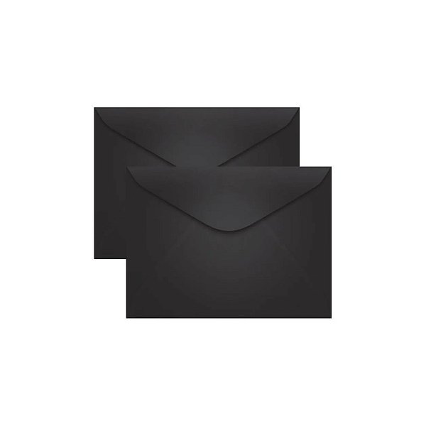 ENVELOPE CONVITE PRETO 162X223 C/10 UNDS