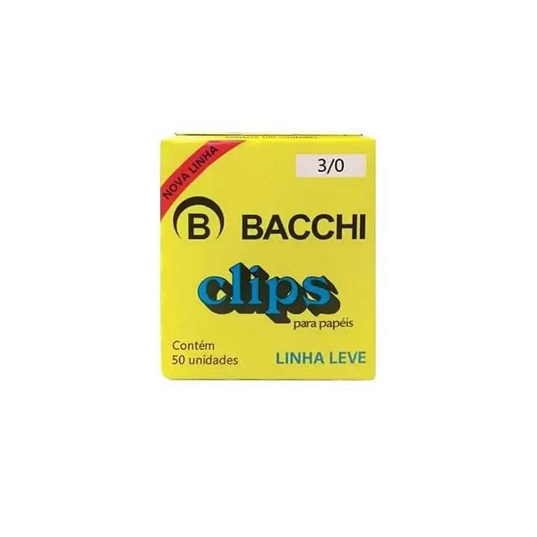 CLIPS BACCHI 3/0 COM 50 UNDS