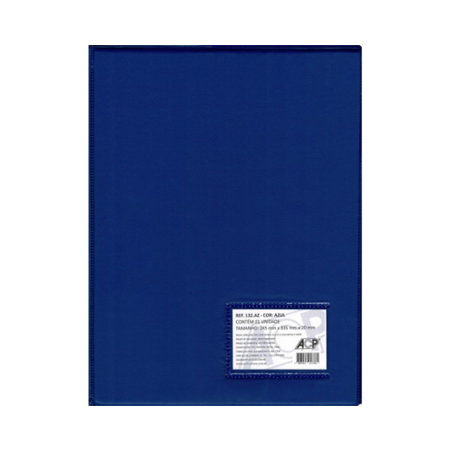 PASTA CATALOGO ACP AZUL C/20 ENV