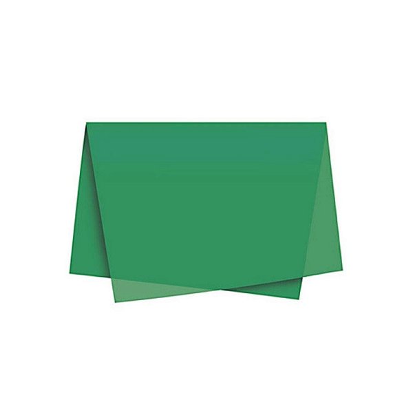 PAPEL SEDA VERDE BANDEIRA 48X60