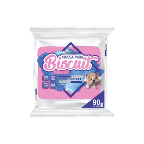 MASSA BISCUIT ROSA POLYCOL 90G