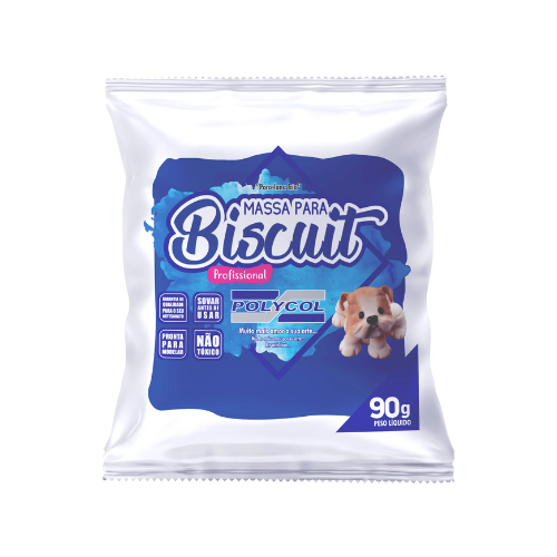MASSA BISCUIT AZUL ROYAL POLYCOL 90G