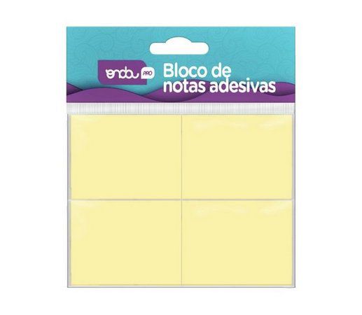 POST IT ONDA C/100 4 BLOCO AMARELO 38X50