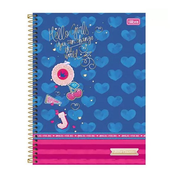 CADERNO TILIBRA 1MT JOLIE CLASSIC 96 FOLHAS