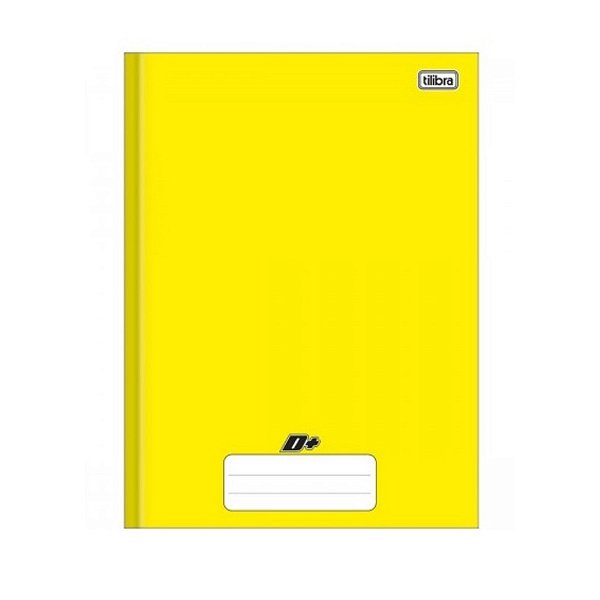 CADERNO BROC. CD TILIBRA D+ 96F AMARELO
