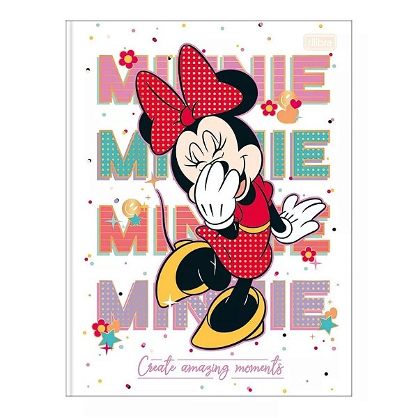 CADERNO BROC. CD TILIBRA MINNIE 80 FOLHAS