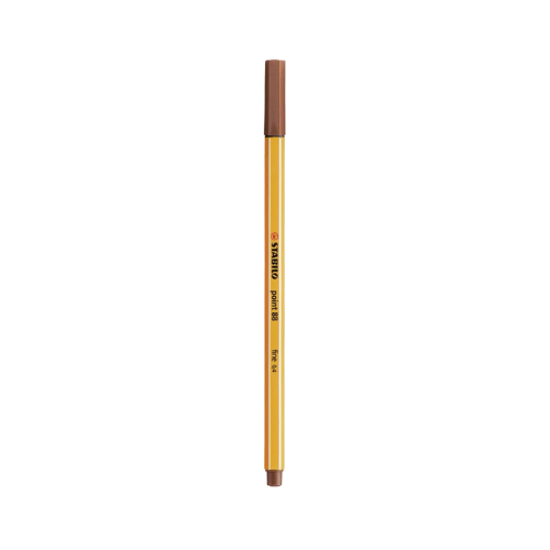 CANETA STABILO POINT 88 MARROM CLARO 88/89