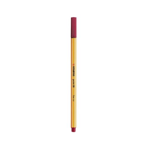 CANETA STABILO POINT 88 VERMELHO VINHO 88/50