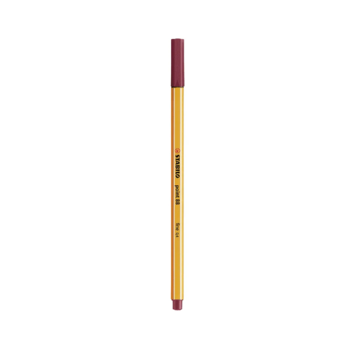 CANETA STABILO POINT 88 VERMELHO BORDO 88/19