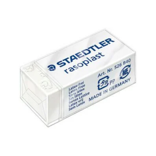 BORRACHA BRANCA RASOPLAST 526 B PEQUENA-STAEDTLER