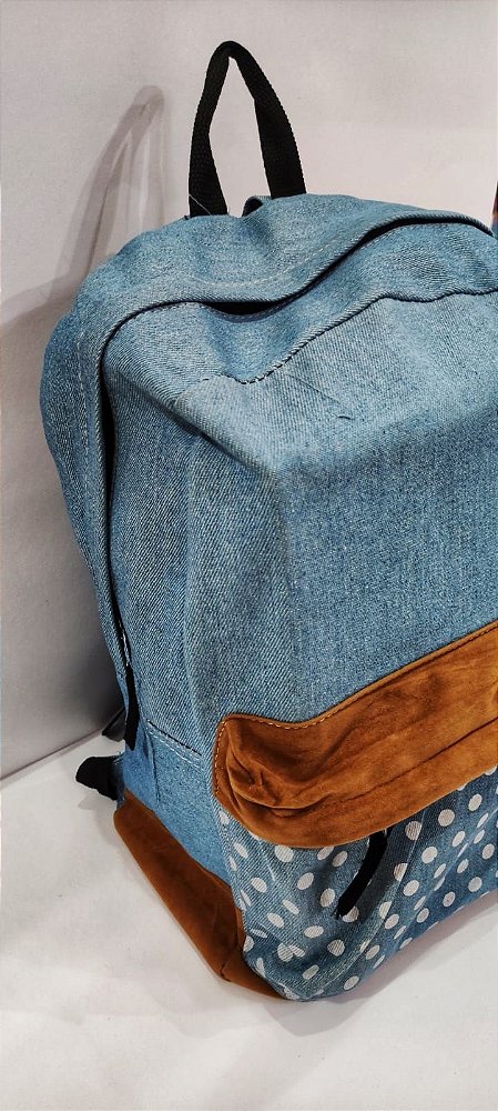 MOCHILA JEAN FEMININA  JEANS - KIT