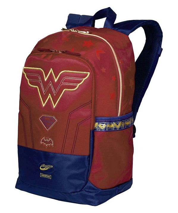 MOCHILA COSTA SUPER HERO GILRS MAGIC - VINHO