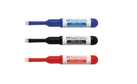 REFIL PARA MARCADOR DE QUADRO BRANCO FABER-CASTELL  2ML