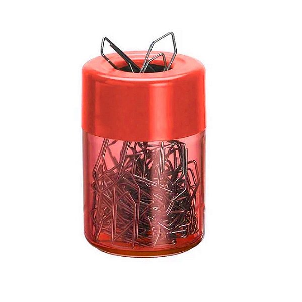 PORTA CLIPS MAGNETICO ACRIMET VERMELHO