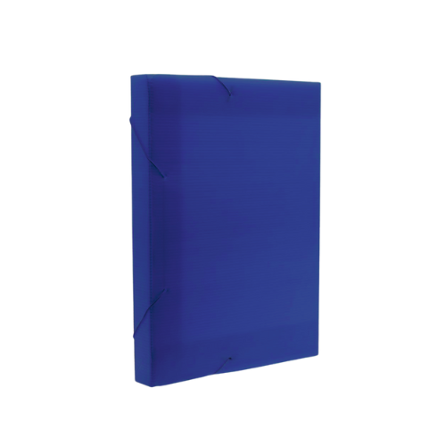 PASTA OFICIO POLIONDA 5,5CM POLIBRAS AZUL
