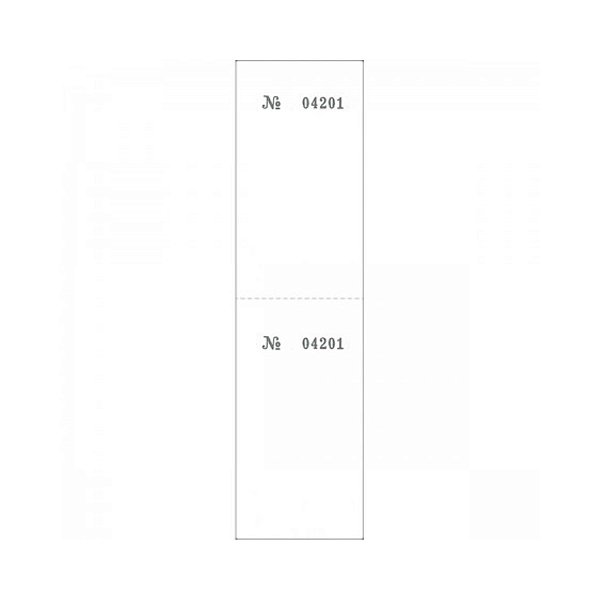 TALÃO DE COMANDO TILIBRA 2CORPOS 100F 139X49MM
