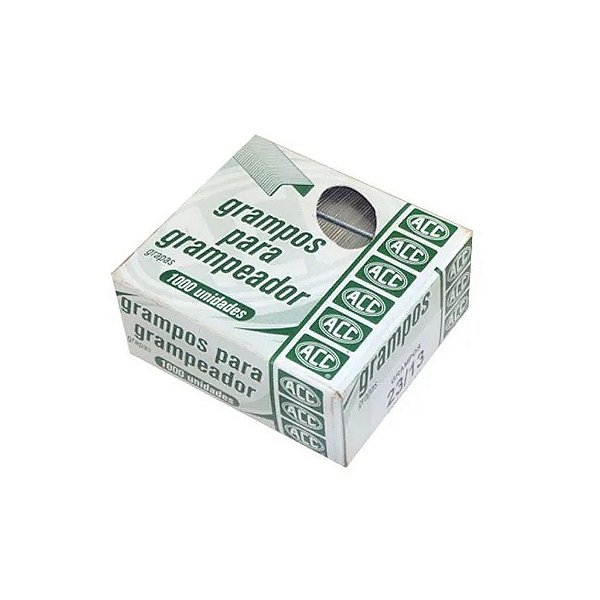 GRAMPO ACC GALVANIZADO 23/15 1000 UND