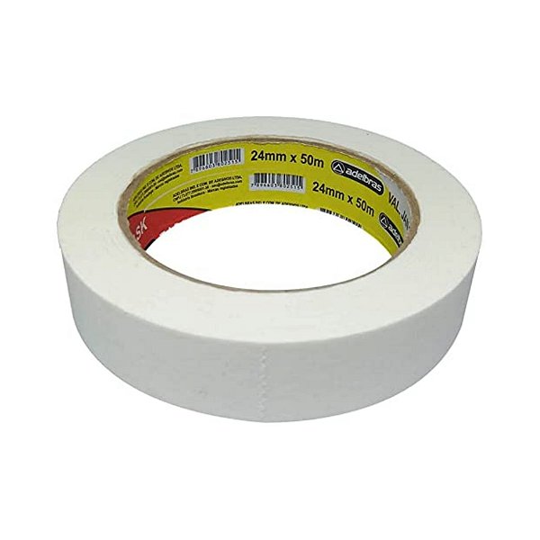 FITA ADESIVA CREPE ADELBRAS 24X50MM