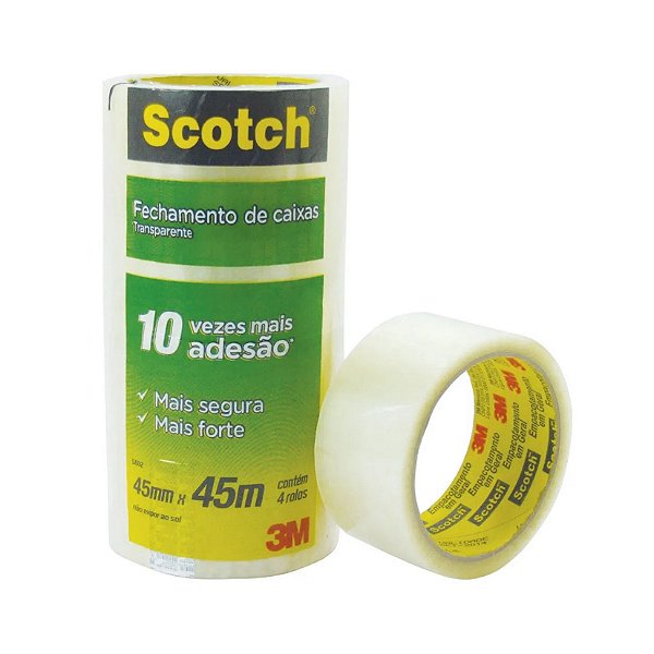FITA ADESIVA 3M TRANSPARENTE 45X45MM