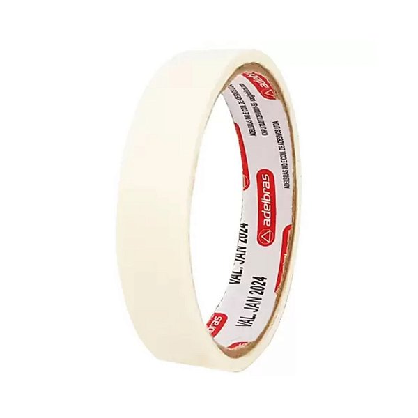 FITA ADESIVA CREPE ADELBRAS 18X10MM