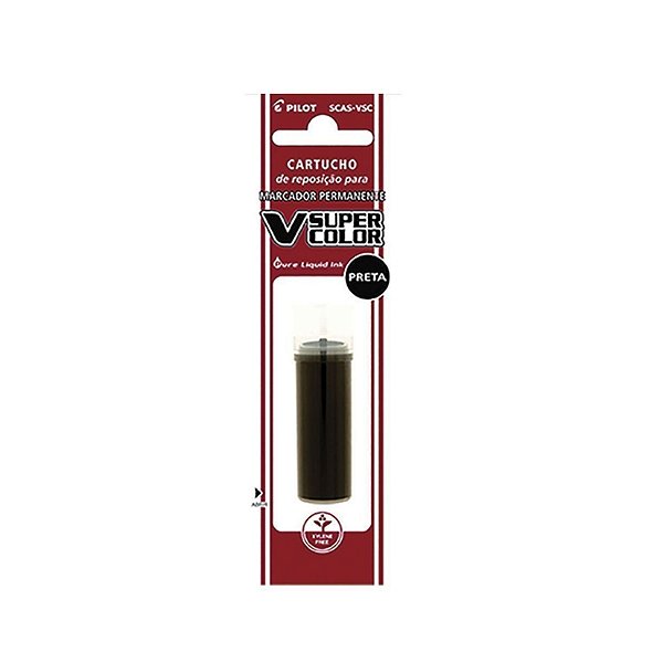 REFIL PINCEL ATOMICO V SUPER COLOR PRETO PILOT