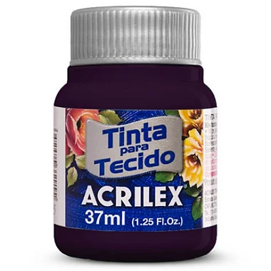 TINTA PARA TECIDO ACRILEX 37 ML UVA - 995