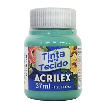 TINTA PARA TECIDO ACRILEX 37ML MENTA - 990