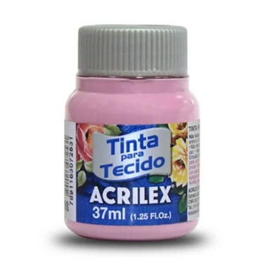 TINTA  PARA TECIDO ACRILEX 37 ML ROSA CICLAME - 581