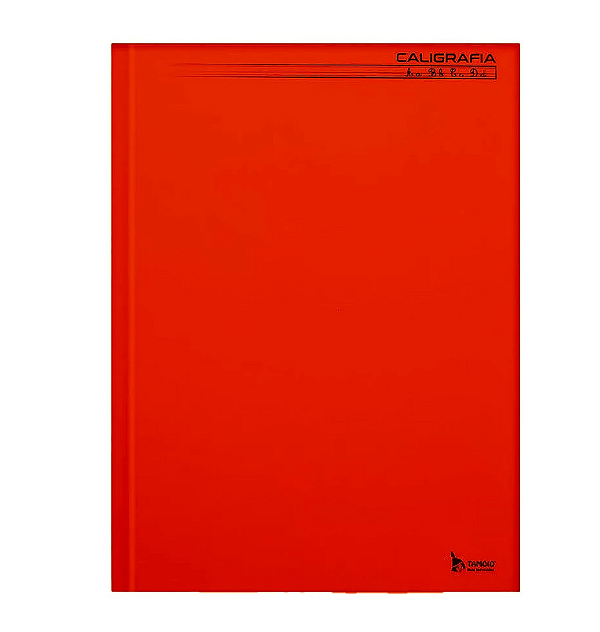 CADERNO BROC. CD TAMOIO CALIGRAFIA VERMELHO 48F