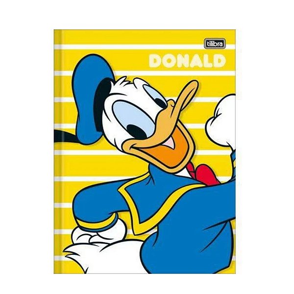 CADERNO BROC. CD TILIBRA DONALD 80 FOLHAS